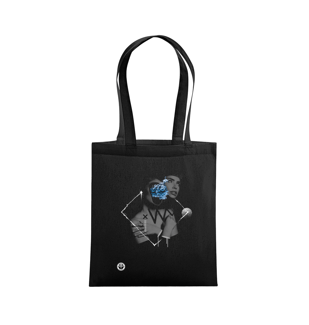 Black Printed Bag