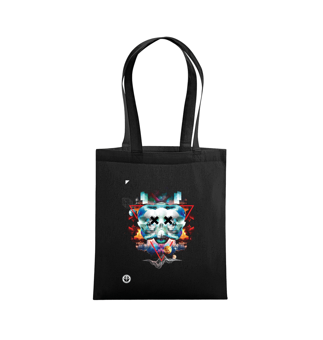Black Printed Bag