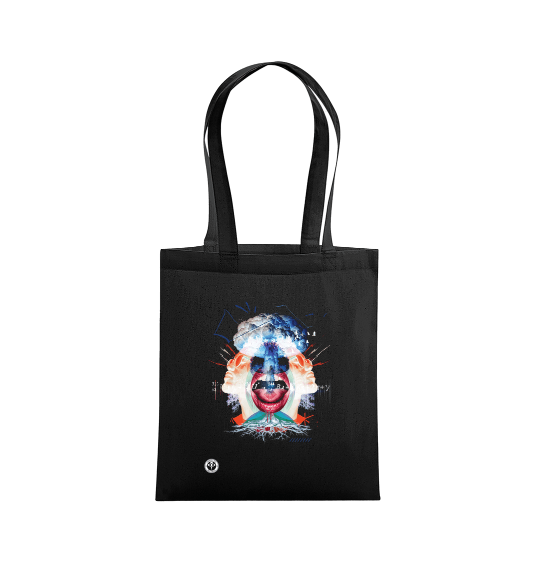 Black Printed Bag